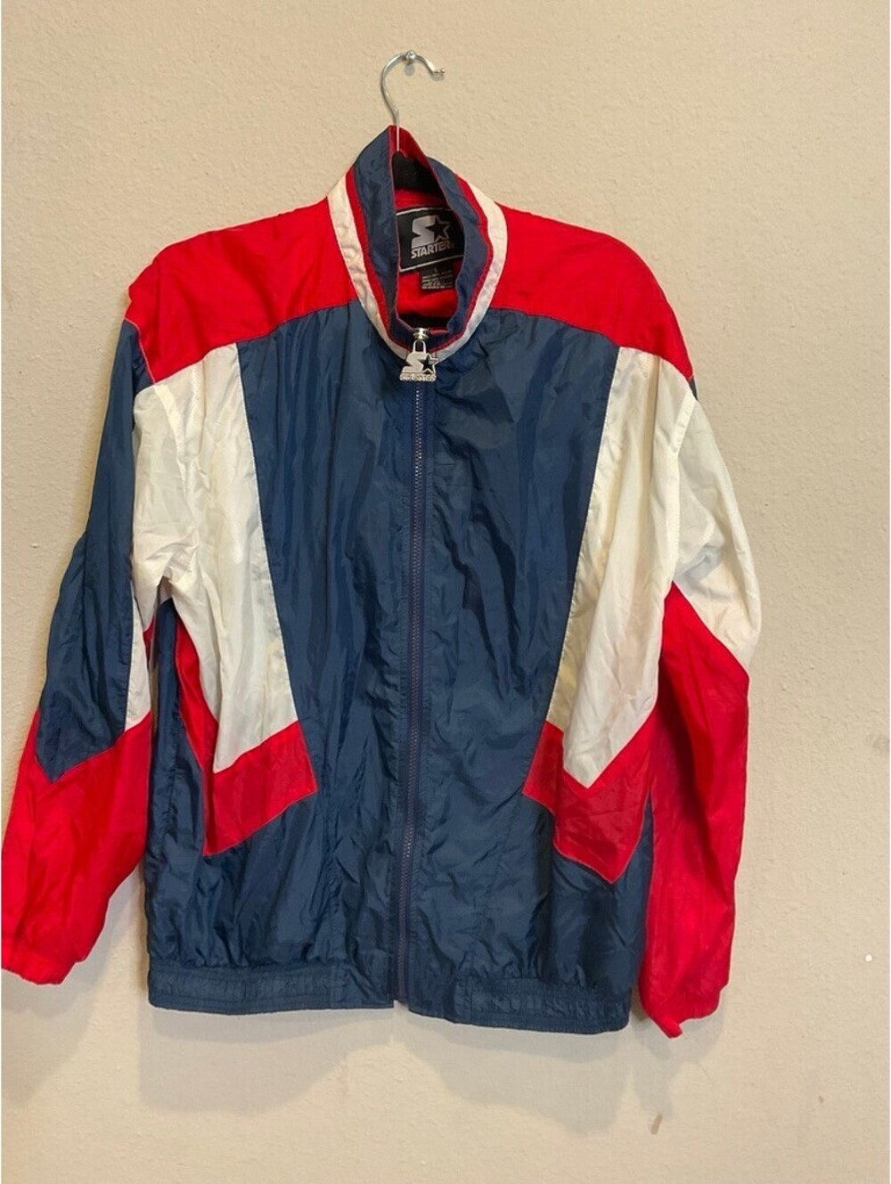 Vintage Starter colorblock windbreaker jacket